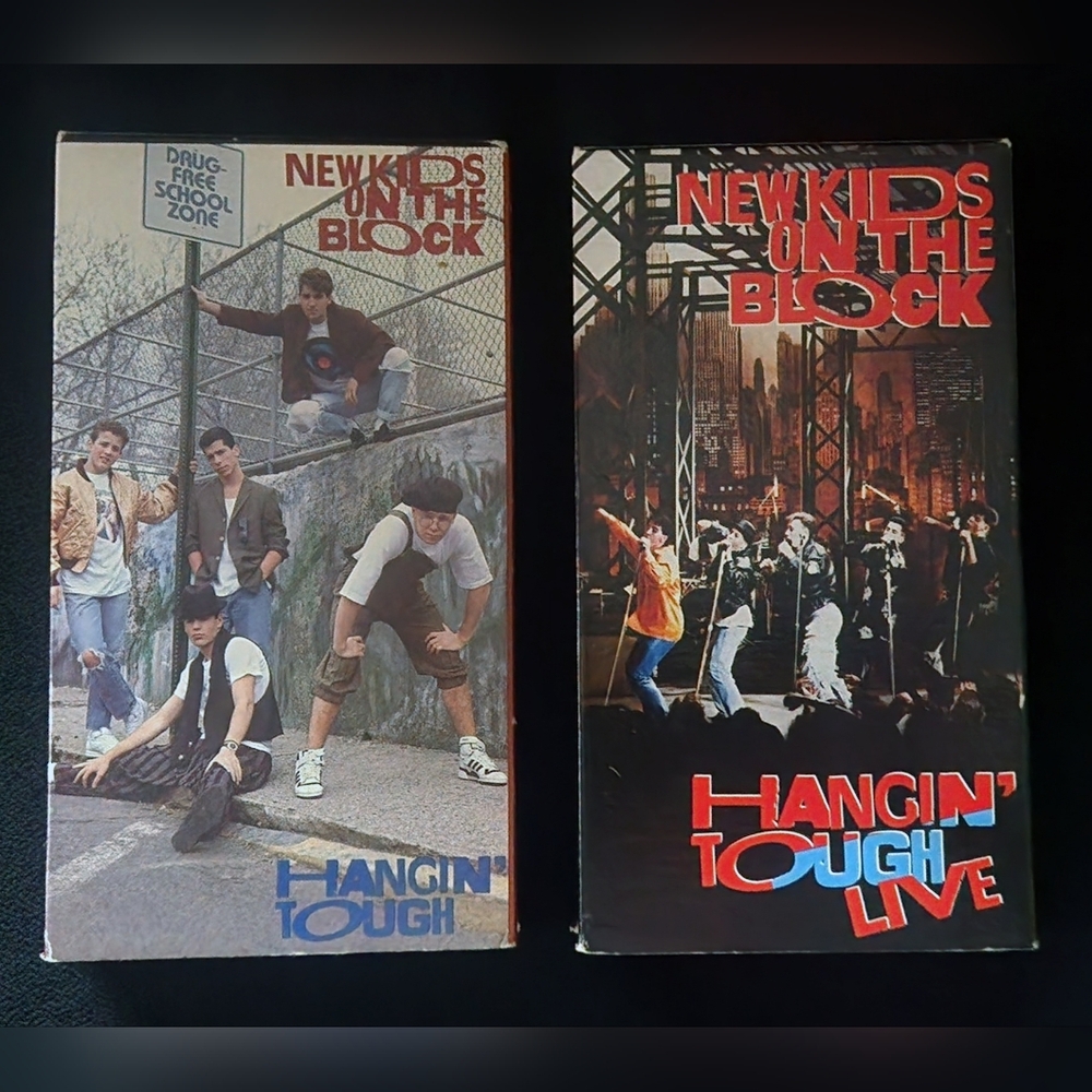 Vintage 80s New Kids On The Block VHS Videos